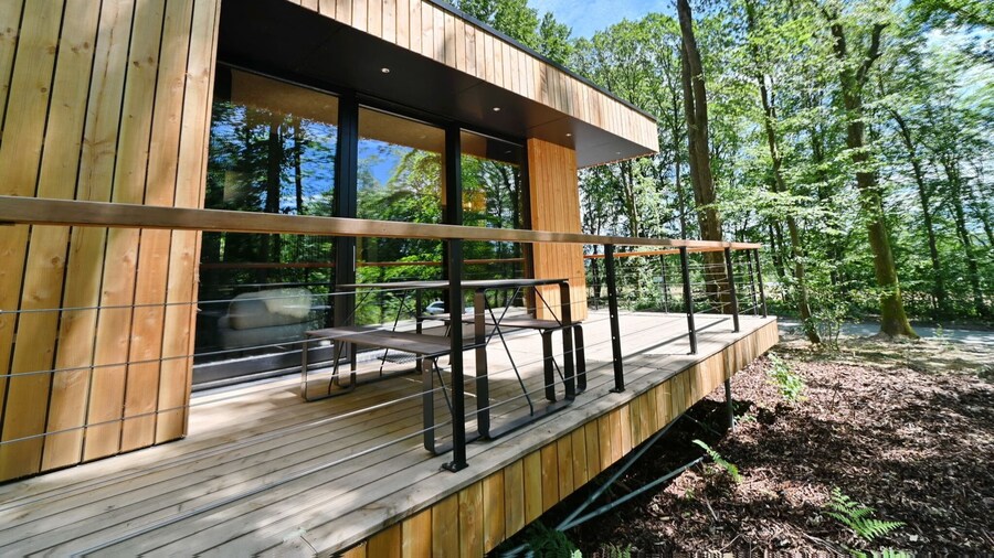 Lodge in Oignies Forest With Eco Design