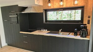 House | Private kitchen - Lodge in Oignies Forest With Eco Design (Viroinval)
