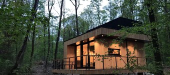 Lodge in Oignies Forest With Eco Design