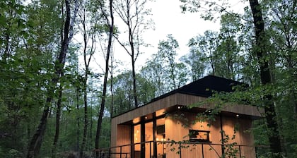 Lodge in Oignies Forest With Eco Design