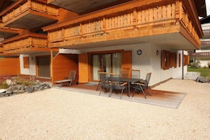Balcony - Vintage Apartment in Morgins With Sauna (Troistorrents)