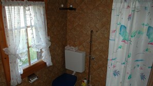 Shower - Detached Chalet, Terrace Overlooking Simplon Pass, Plenty of Peace and Nature (Birgisch)