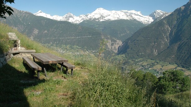 Balcony - Detached Chalet, Terrace Overlooking Simplon Pass, Plenty of Peace and Nature (Birgisch)