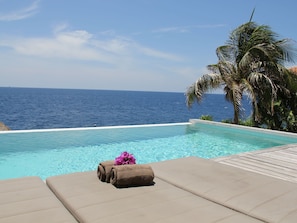 Outdoor pool - Cosy Seaside Villa in Jan Thiel With Pool (Jan Thiel)