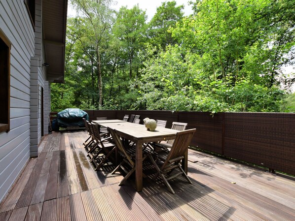 Balcony - Beautiful, Atmospheric and Spacious Chalet With Sauna, Open and Covered Terraces and Garden (Durbuy)