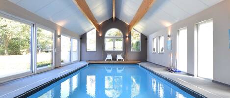 Indoor pool, outdoor pool