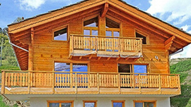 Exterior - Comfortable and Charming Chalet With Internet Access and Open Fire log (Heremence)