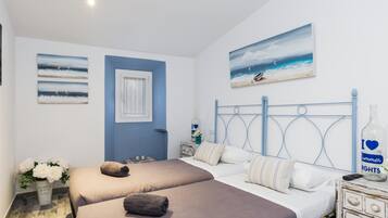 2 Schlafzimmer, BĂŒgeleisen/BĂŒgelbrett, Internetzugang, BettwĂ€sche
