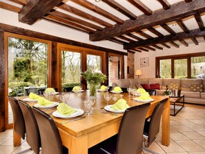 Villa | Dining - Durbuy Forest Villa With Pool (Durbuy)