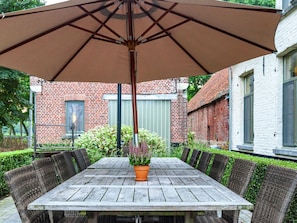 Balcony - Authentic 18th Century Farmhouse with Fireplace near Bruges (Bruges)