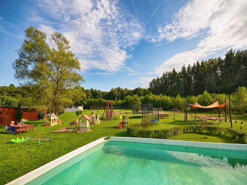 New Bungalow Near the Sea With Spa Tub, Terrace, Swimming Pool, Pond