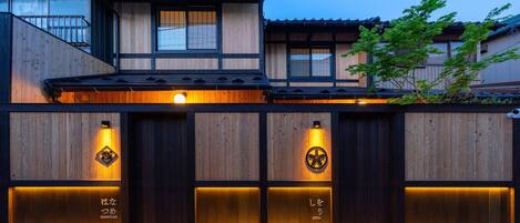 Front of property – evening/night