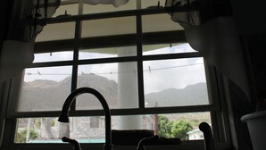 Fridge, microwave, oven, electric kettle - Brimstone View Guest Apartments (Old Road Town)