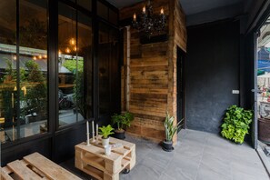 Fachada de la propiedad