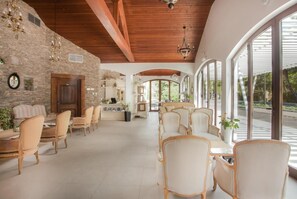 Sitteområde i lobbyen