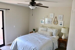 2 bedrooms, desk, iron/ironing board, free WiFi