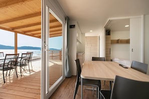 Deluxe Mobile Home, Sea View | Living area | Flat-screen TV - Amadria Park Deluxe Beach Mobile Home (Sibenik)