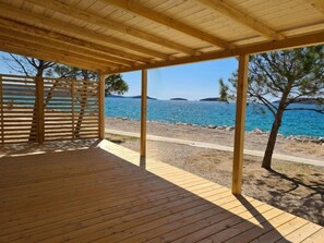 Deluxe Mobile Home, Sea View | Terrace/patio