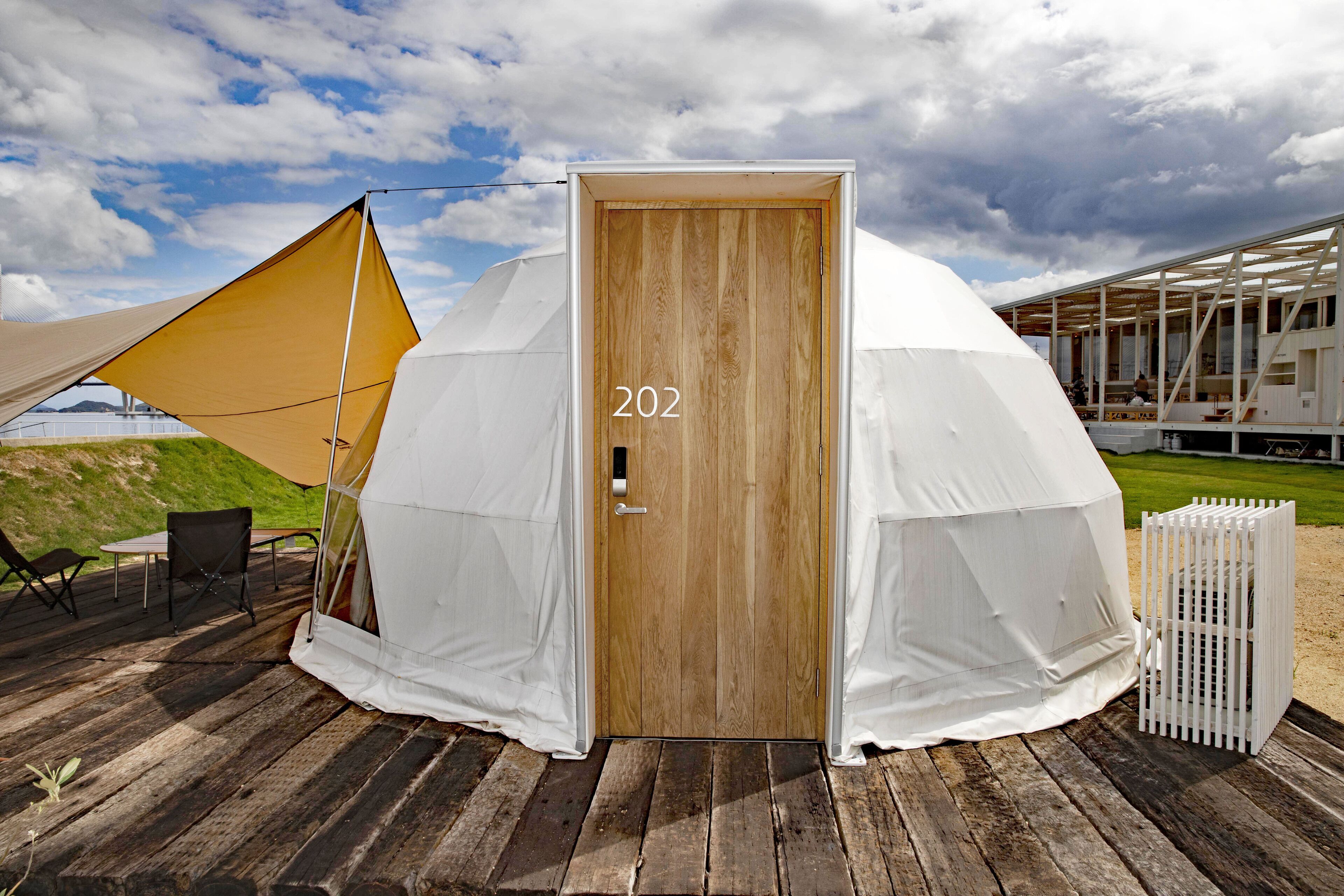 Comfort Tent, Non Smoking, Ocean View | Down comforters, in-room safe, blackout drapes, free WiFi