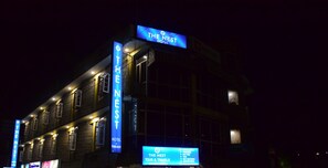 Front of property – evening/night