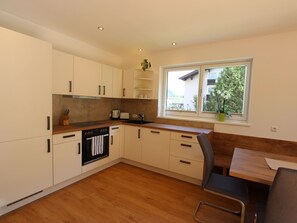 Fridge, microwave, oven, dishwasher - Modern Holiday Home in Itter With Garden (Itter)