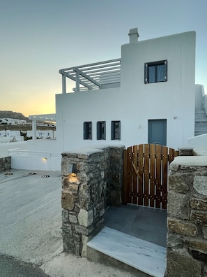 Apartamento Grand, 2 habitaciones, vistas a la ciudad | Terraza o patio