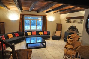 House | Living room - Watermill in Herbeumont With Sauna & Hot Tub (Herbeumont)