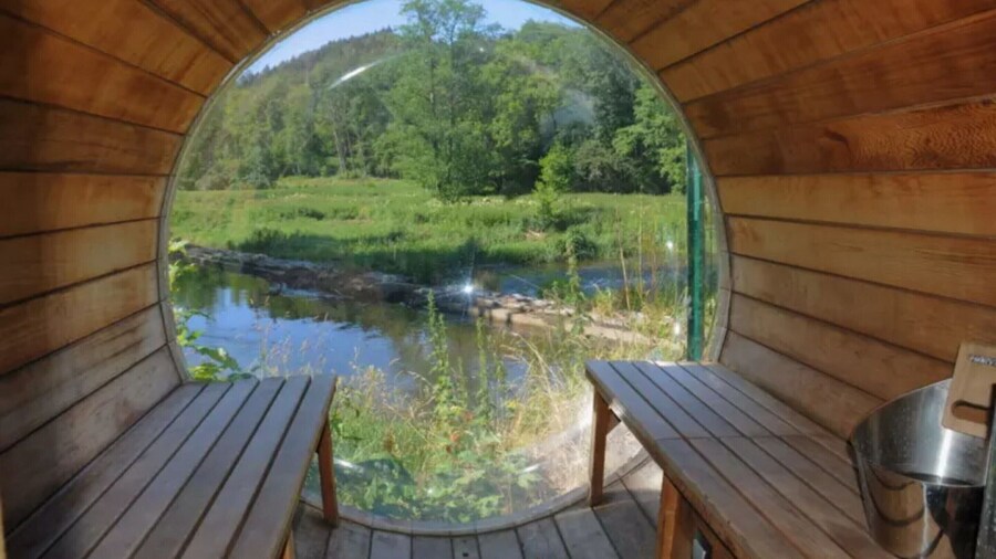 Watermill in Herbeumont With Sauna & Hot Tub