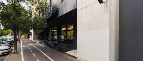 Fachada de la propiedad