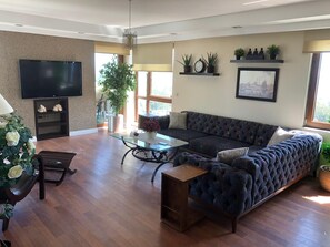 Televisión LCD 102 pulgadas con canales de televisión vía satélite