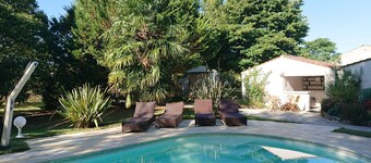 Gite with private heated pool