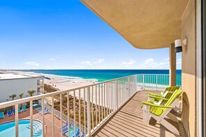 Property grounds - BEAUTIFUL BEACH FRONT 3RD FLOOR CORNER UNIT!BCH SRVC INCL!! (Panama City Beach)