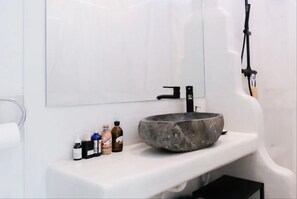 Loft, Balcony (BES #11) | Bathroom sink - Bright Eco Studios (Kaisariani)