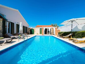 Villa | Pool | Indoor pool, outdoor pool - Villa With Private Pool and Terrace (Novigrad)
