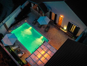 Villa | Pool | Indoor pool, outdoor pool - Villa With Private Pool and Terrace (Novigrad)