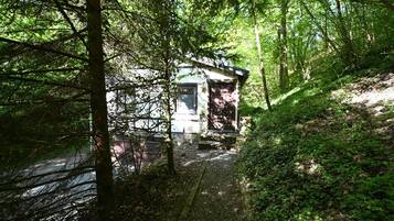 Vue depuis lâhĂ©bergement