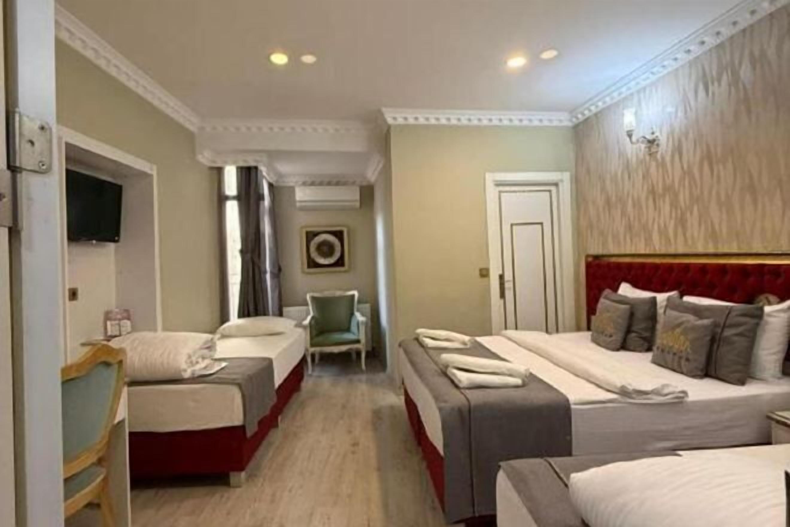 Minibar, sistema de insonorización, wifi gratis y ropa de cama 