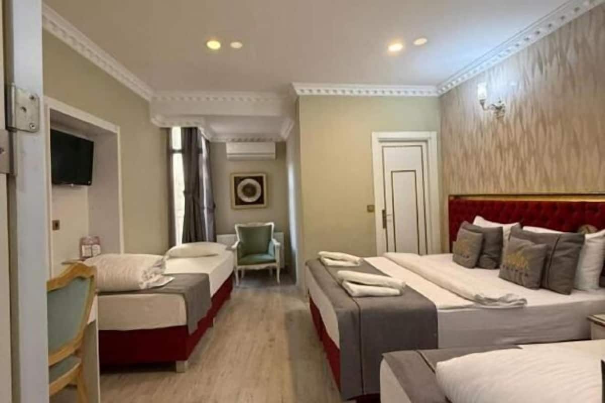 Minibar, sistema de insonorización, wifi gratis y ropa de cama