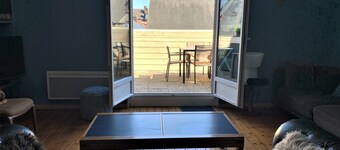 Elegant duplex 100 m² + 2 terraces 800 m from lakes forest casino SPA NORMANDIE