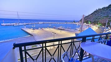 Doppelzimmer, Balkon, Meerblick | Blick vom Balkon