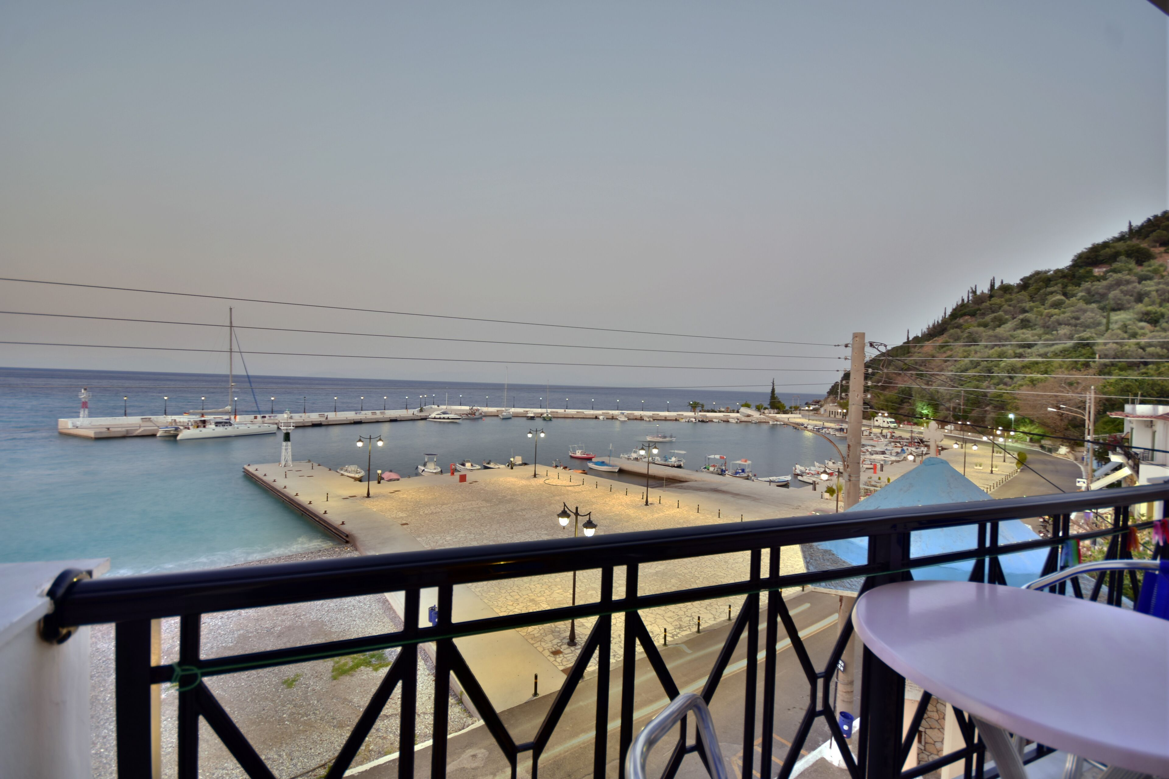 Chambre Double, balcon, vue mer | Vue depuis le balcon