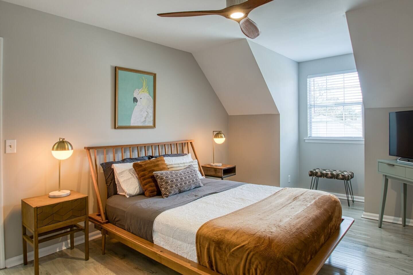4 bedrooms, iron/ironing board, travel cot, WiFi