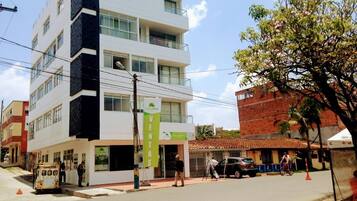 Voorkant van accommodatie