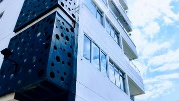 Voorkant van accommodatie