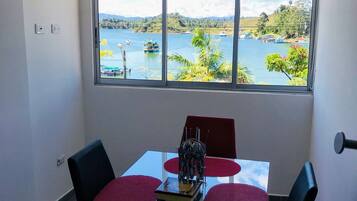 Panoramic-Apartment | Wohnbereich