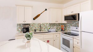 Private kitchen - A Few Steps to the Beach, at this Hidden Gem in Panama City Beach Fl. Unit-6 (Panama City Beach)
