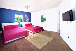 Luxury-Villa, eigener Pool, Gartenblick | 8 Schlafzimmer, Bettwäsche aus ägyptischer Baumwolle