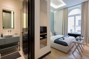 3 bedrooms, iron/ironing board, bed sheets - Design Triplex in the City Center (Zagreb)