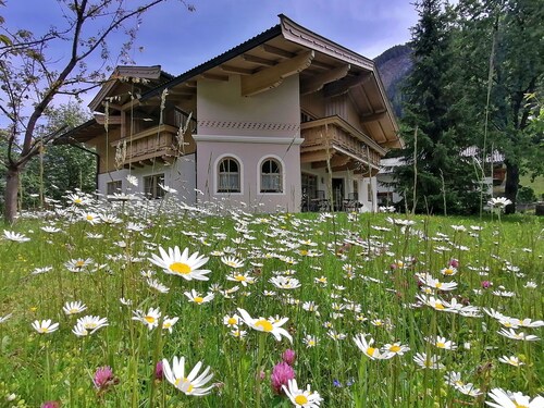Spacious, sunny country house in the Alps with its own garden