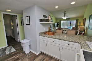 Condo, Multiple Beds (Palmetto 306) | Private kitchen | Toaster, cookware/dishes/utensils - Palmetto 306 (Orange Beach)